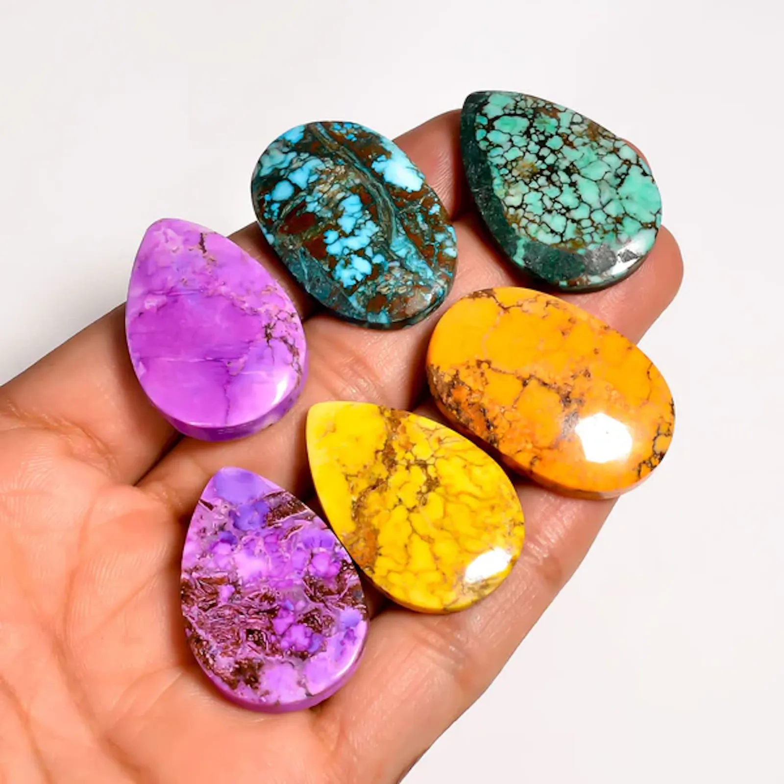 Solar Quartz Cabochon Mix Gemstones screenshot 3