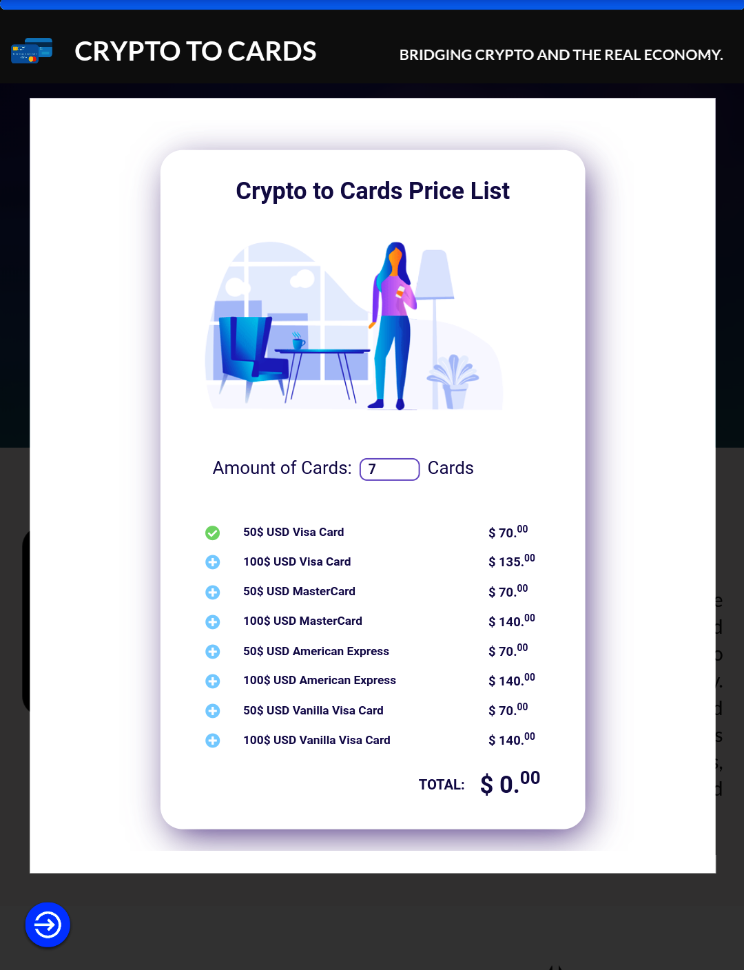 Crypto to Cards gallery image