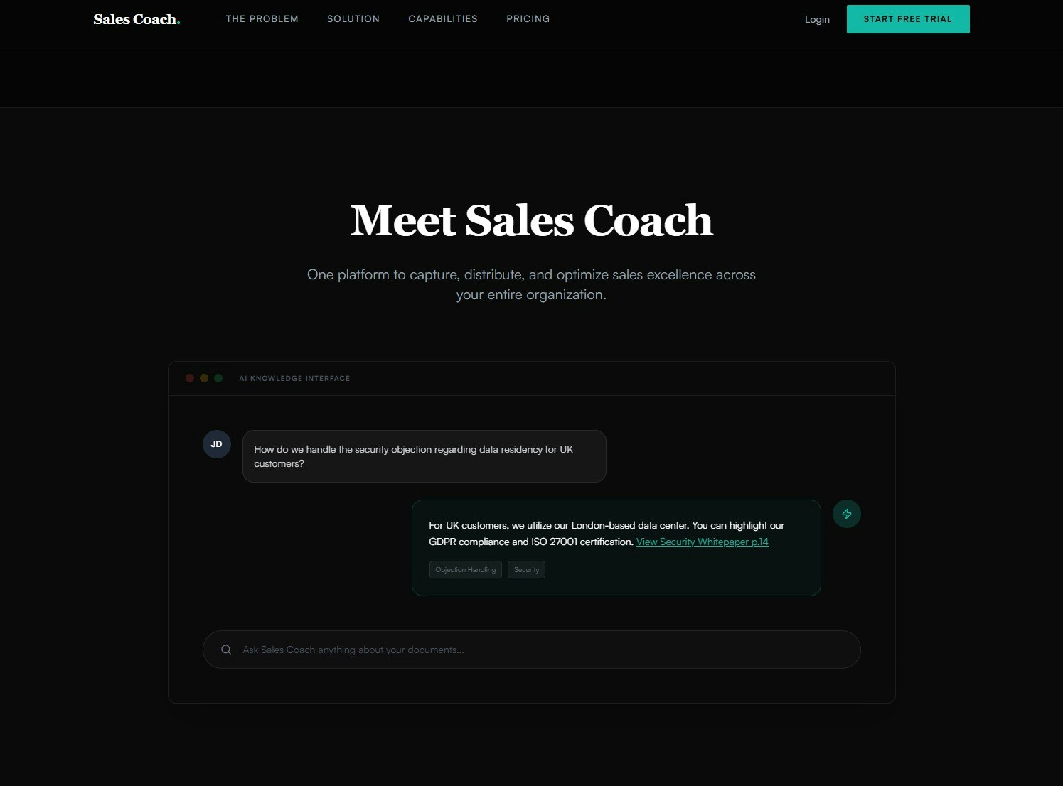 Sales Coach  AI  gallery image