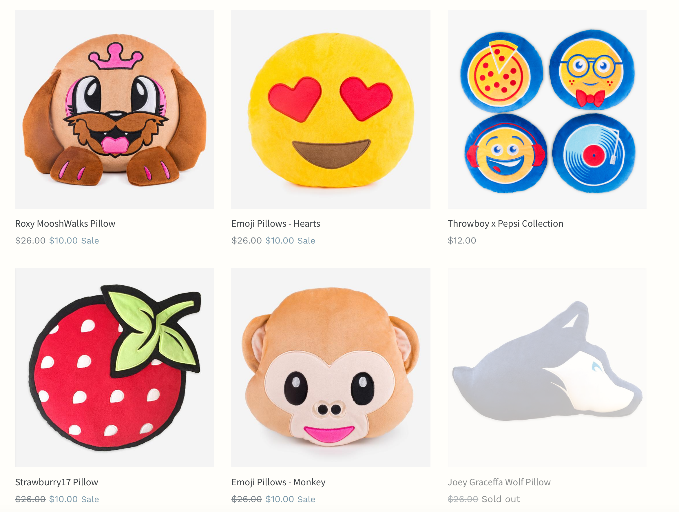 Emoji pillows for 2024 sale