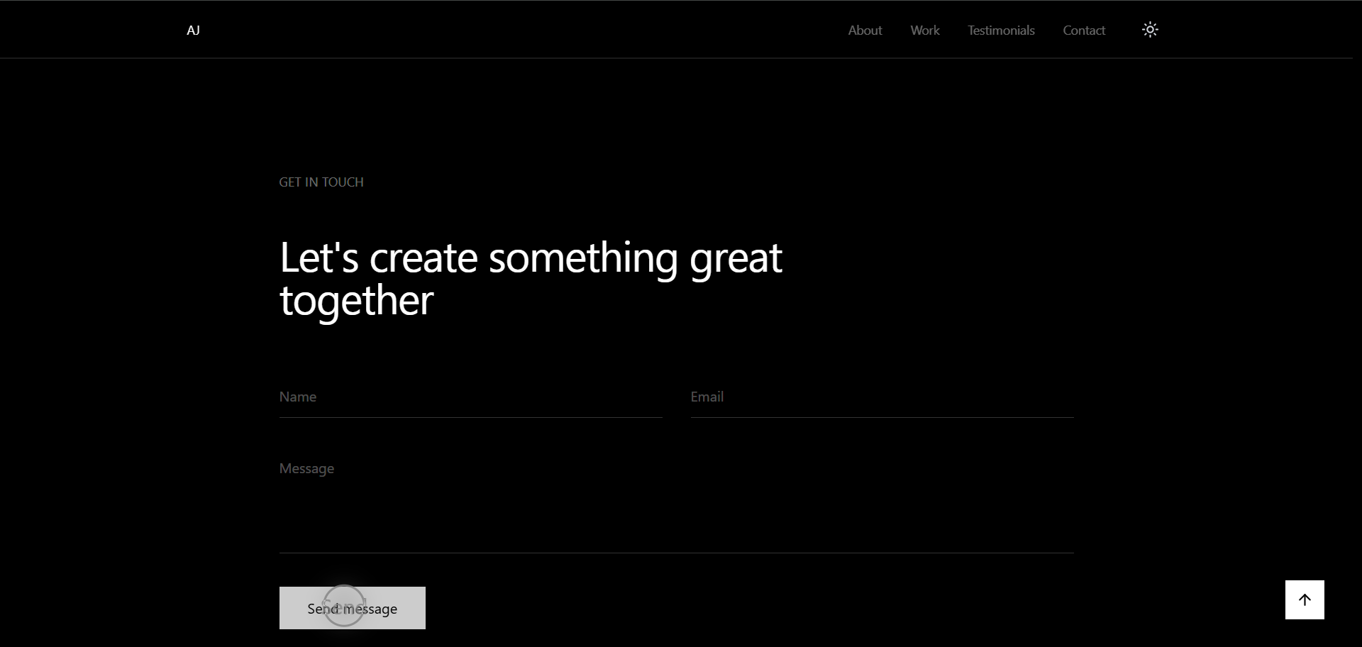 Personal Portfolio Website Template gallery image