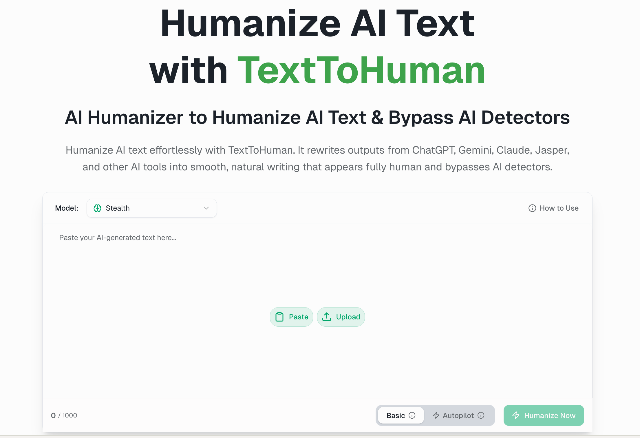 TextToHuman — Humanize AI text gallery image
