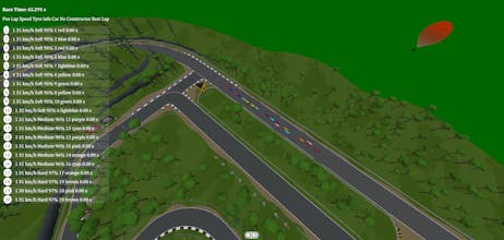 AI Simulated Racing Website gallery image