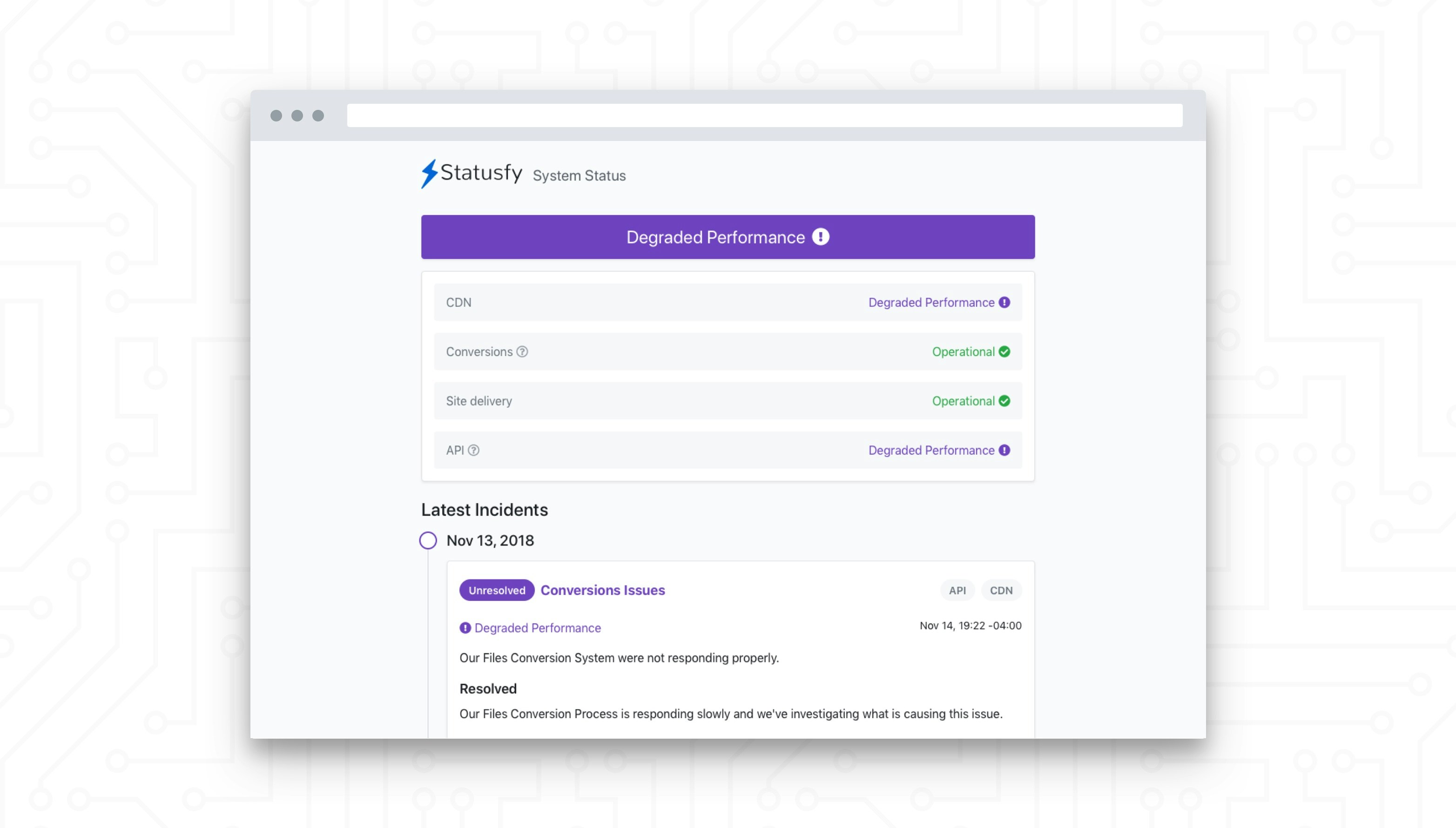 Statusfy gallery image