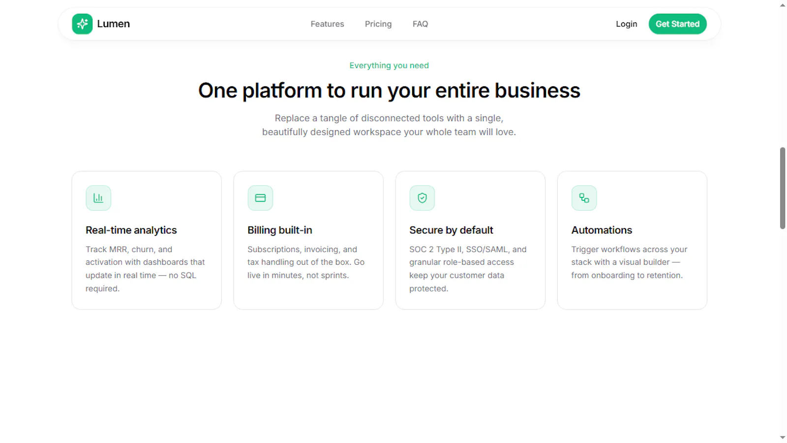 Lumen SaaS Boilerplate screenshot 5