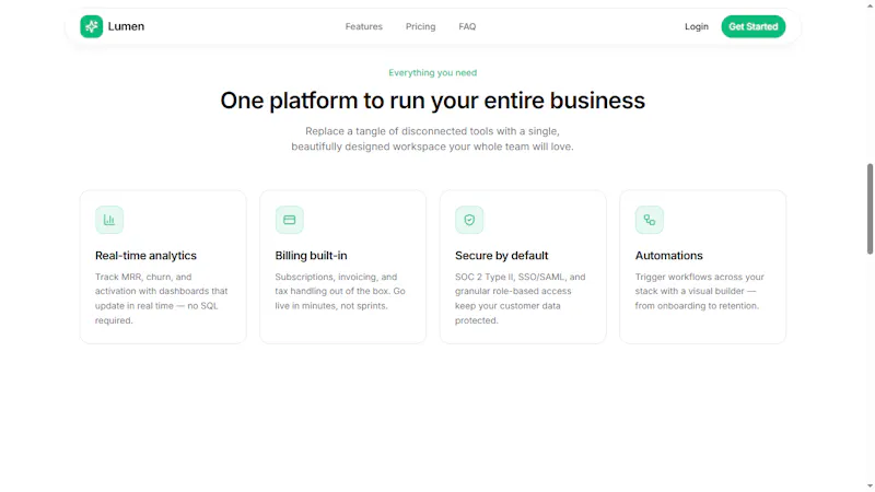 Lumen SaaS Boilerplate screenshot 5