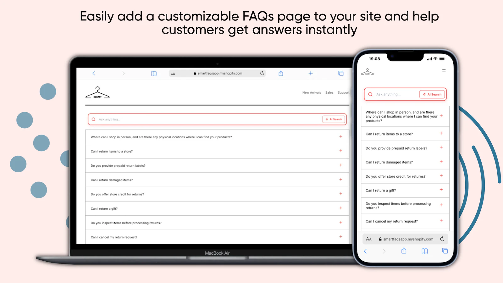 Smart FAQs screenshot 1
