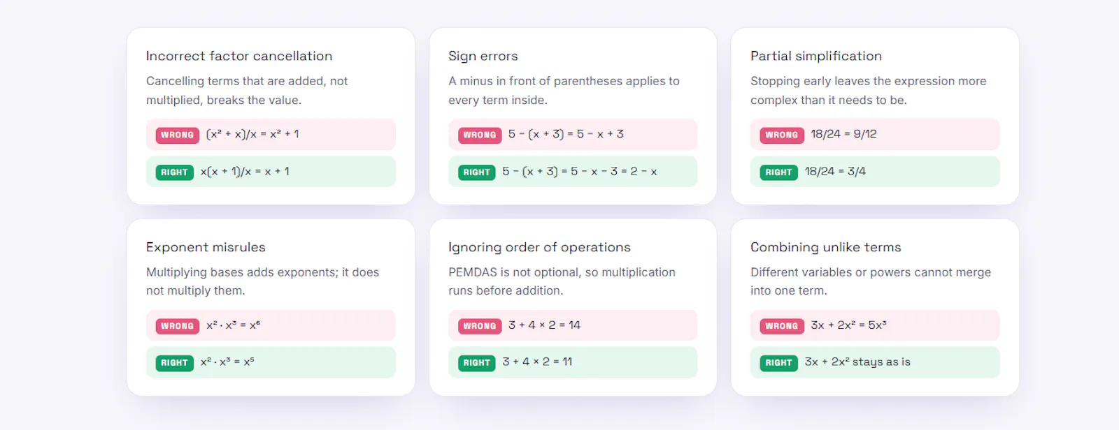 Simplify Calculator screenshot 2
