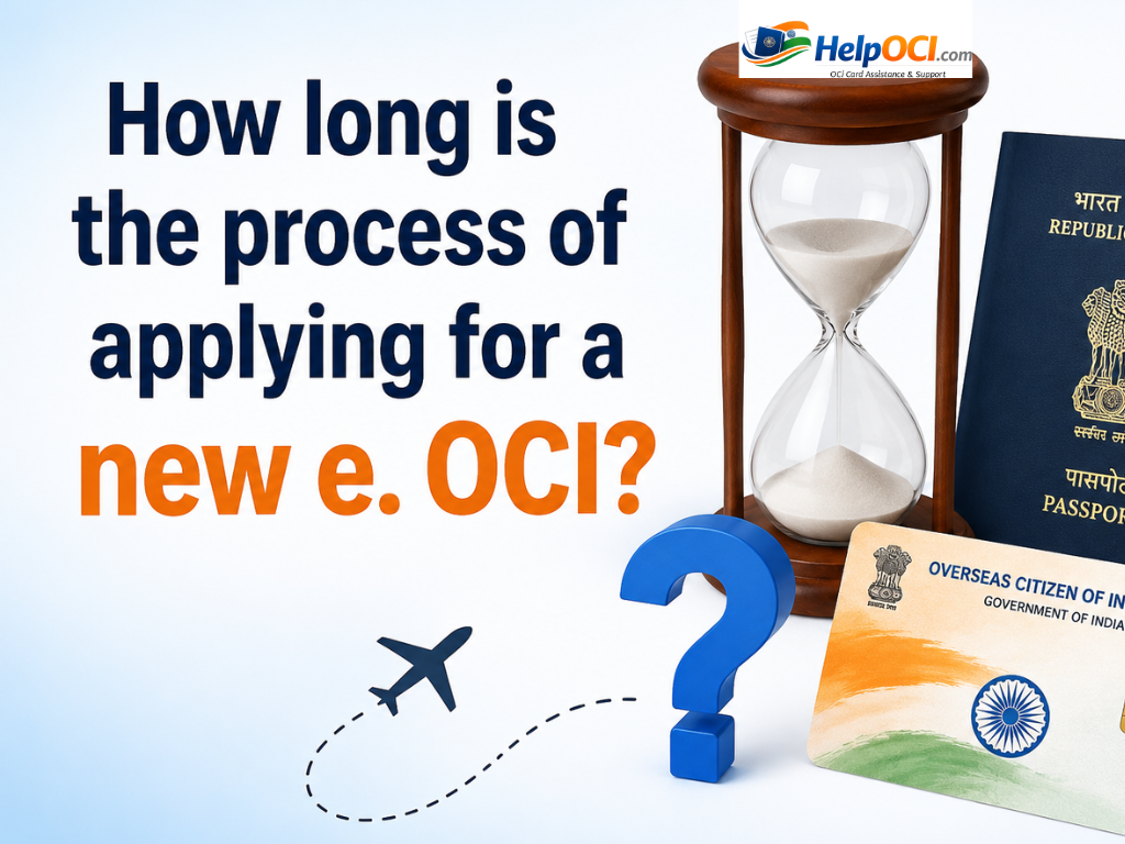 How long is the process of apply e. OCI gallery image