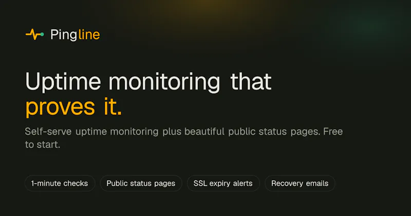 Pingline screenshot 1