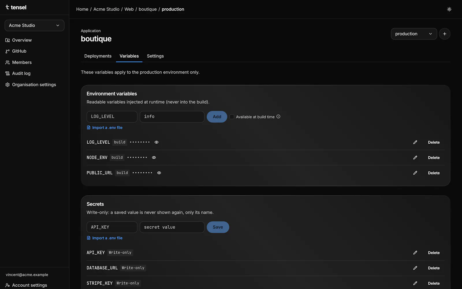 Tensel screenshot 3