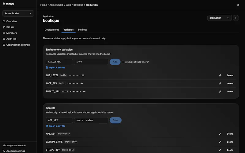 Tensel screenshot 3