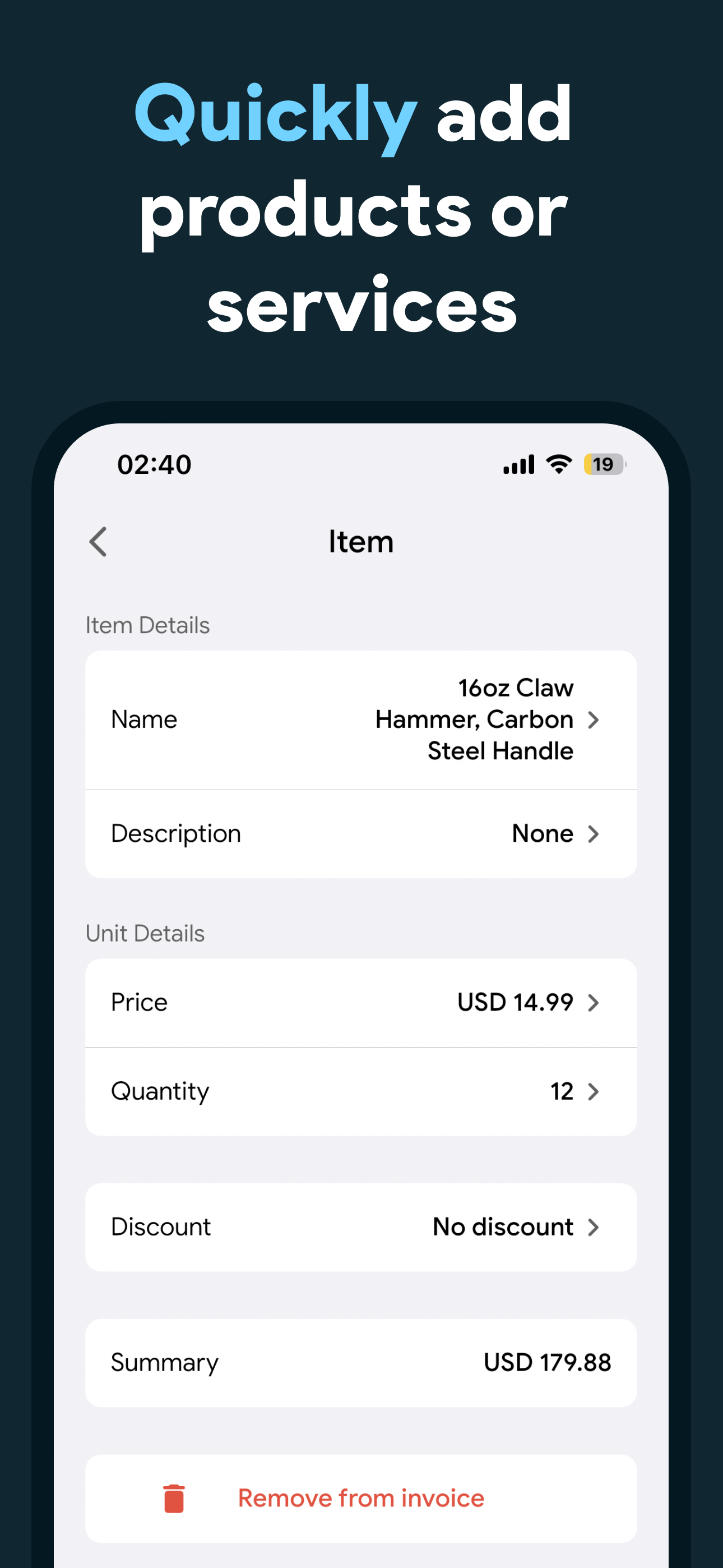 Média Facture Maker: Bills & Receipts - Factures et reçus rapides - Conçu pour les pigistes et les pmies 3