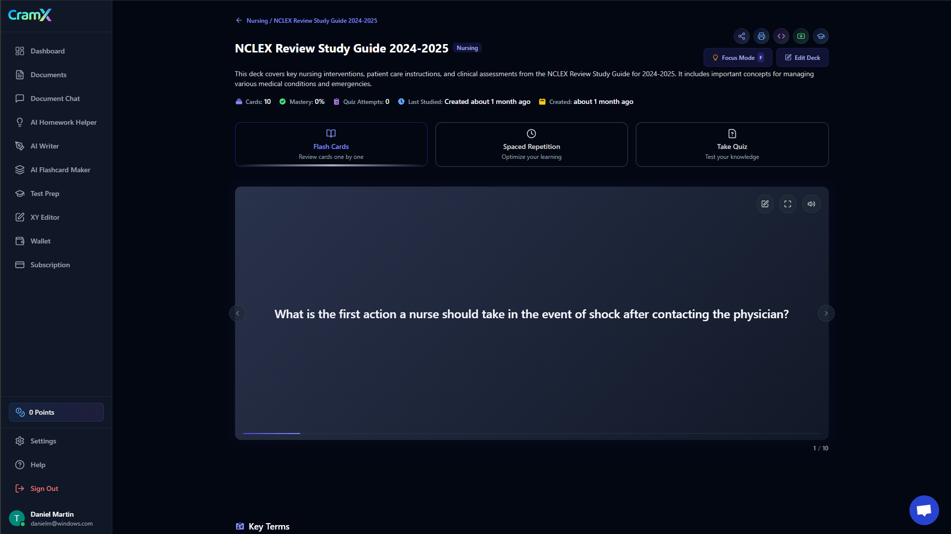 CramX - Screenshot 4 showing product features and functionality