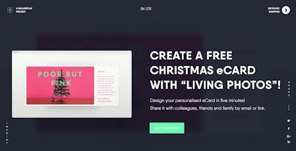 Cinemagraph eCard Builder gallery image