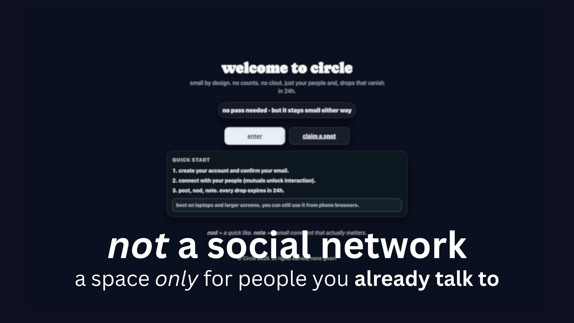 Circle - Main product screenshot demonstrating key features and user interface