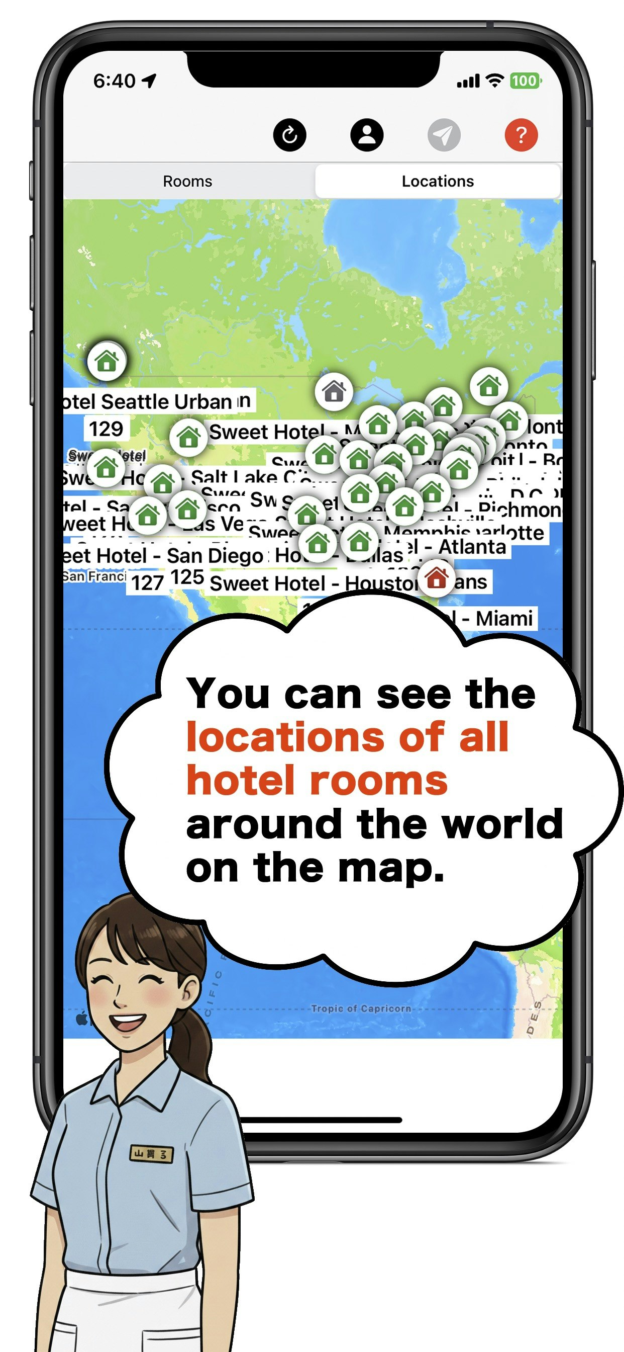 Sweet Hotel Work 2 - Main product screenshot demonstrating key features and user interface
