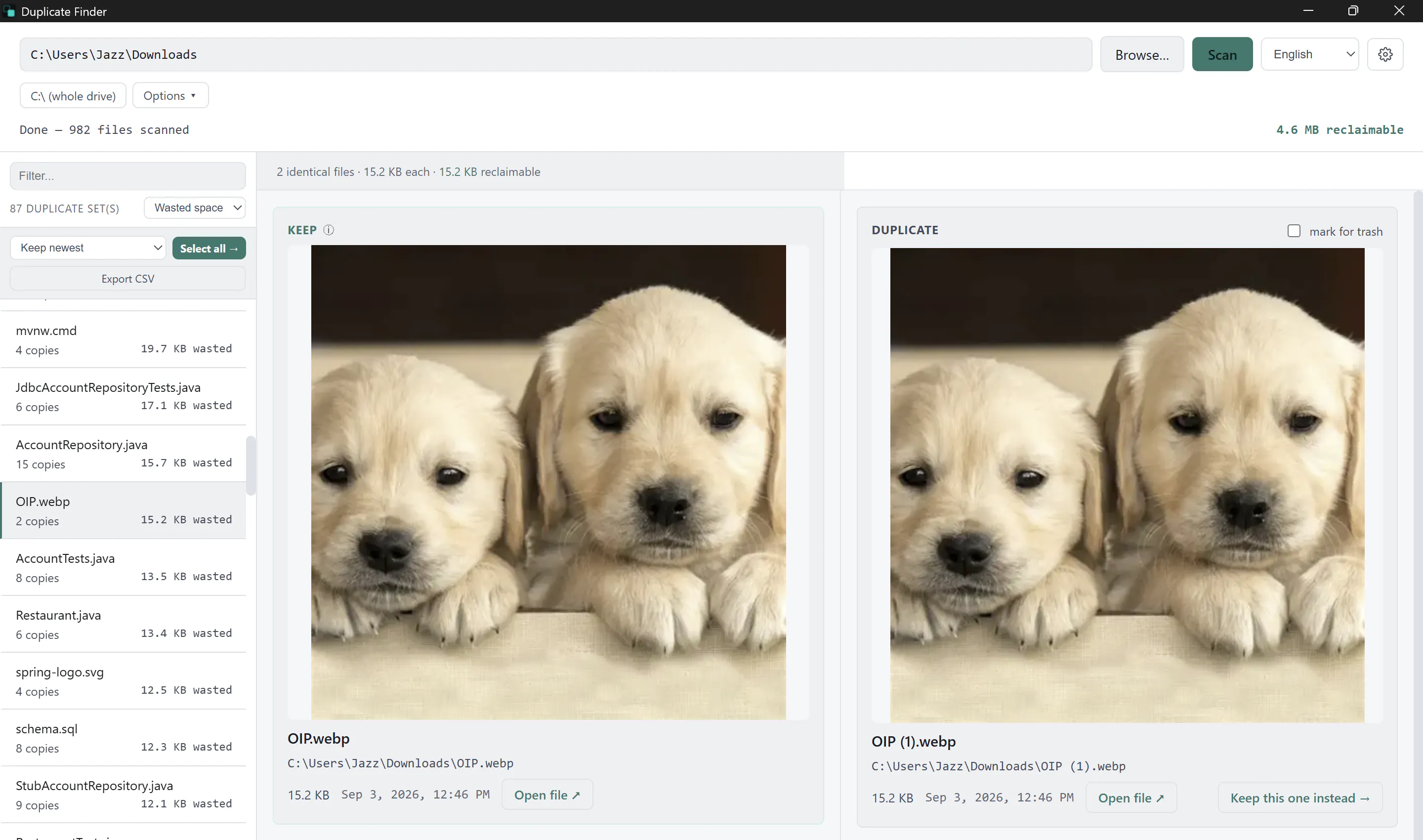 Duplicate Finder gallery image