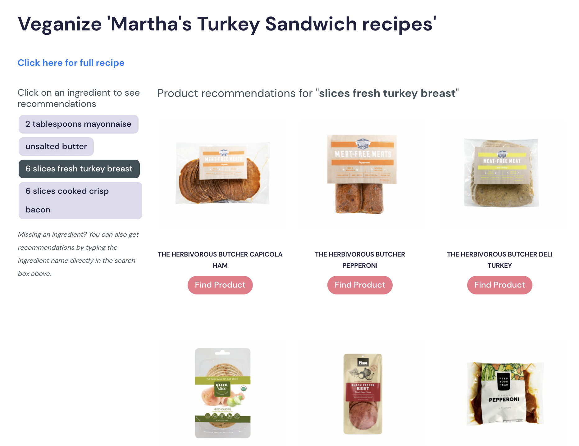 EatKind - Veganize any recipe! gallery image