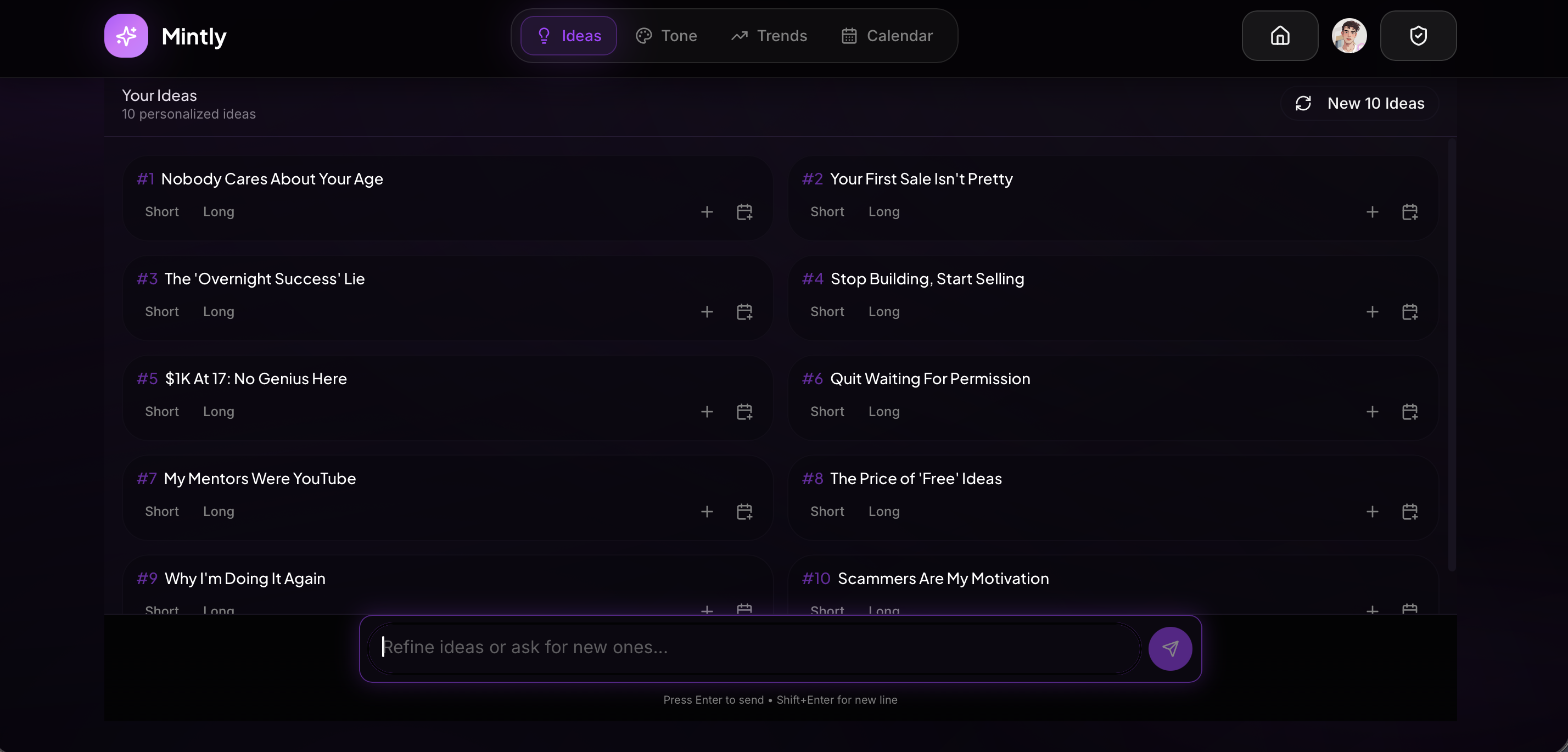 Mintly - Screenshot 3 showing product features and functionality