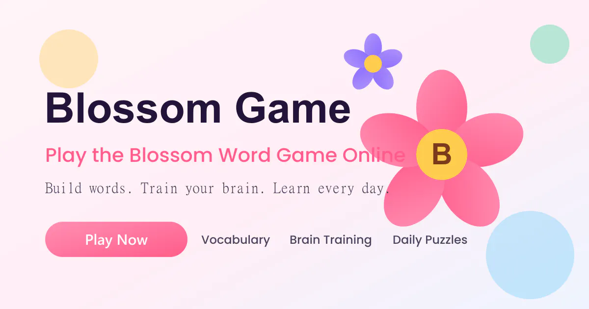 Blossom Word Game gallery image