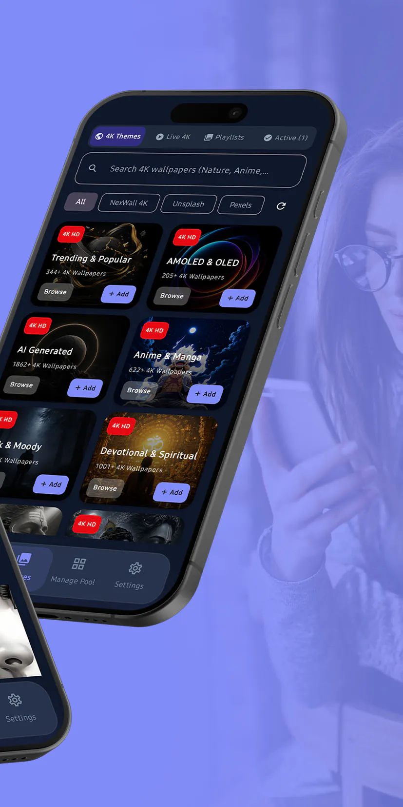Wallpaper Rotator: Auto Change gallery image