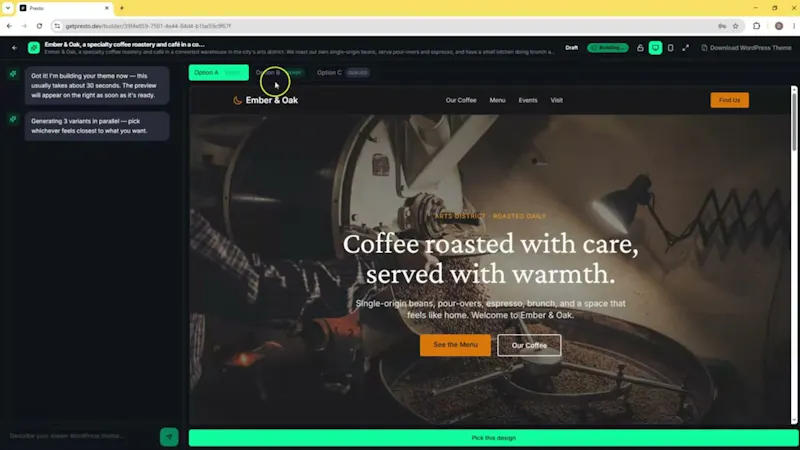 GetPresto screenshot 1 (video preview)