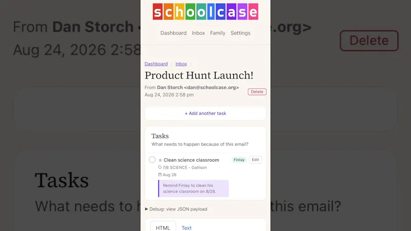 Schoolcase screenshot 1 (video preview)