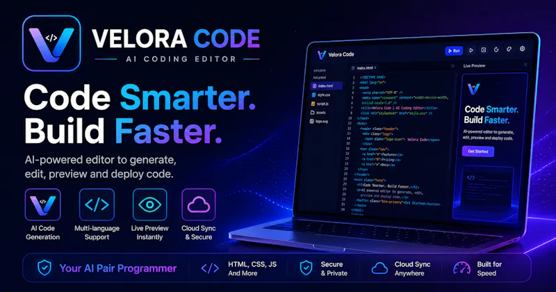 Velora Code screenshot 1