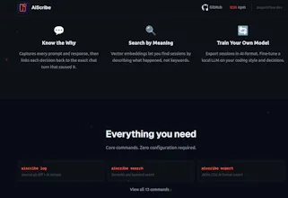 AiScribe - Store your ai coding session gallery image