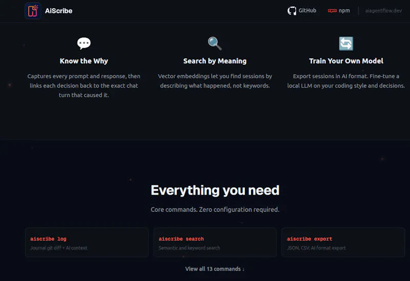 AiScribe - Store your ai coding session screenshot 13