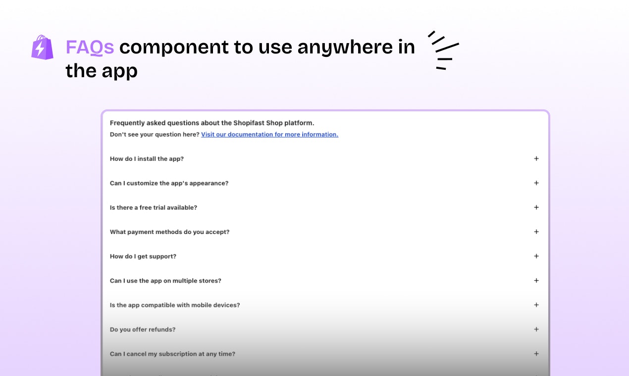 Shopifast - Shopify 앱 보일러 플레이트 미디어 8