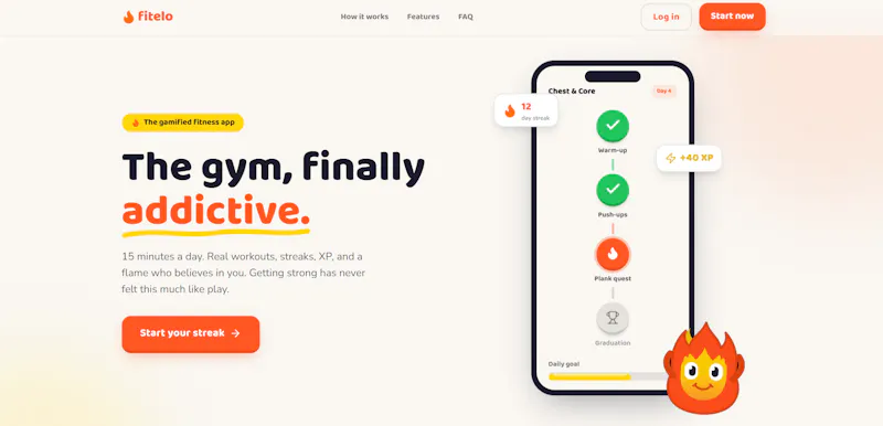 Fitelo — The gym, finally addictive screenshot 4