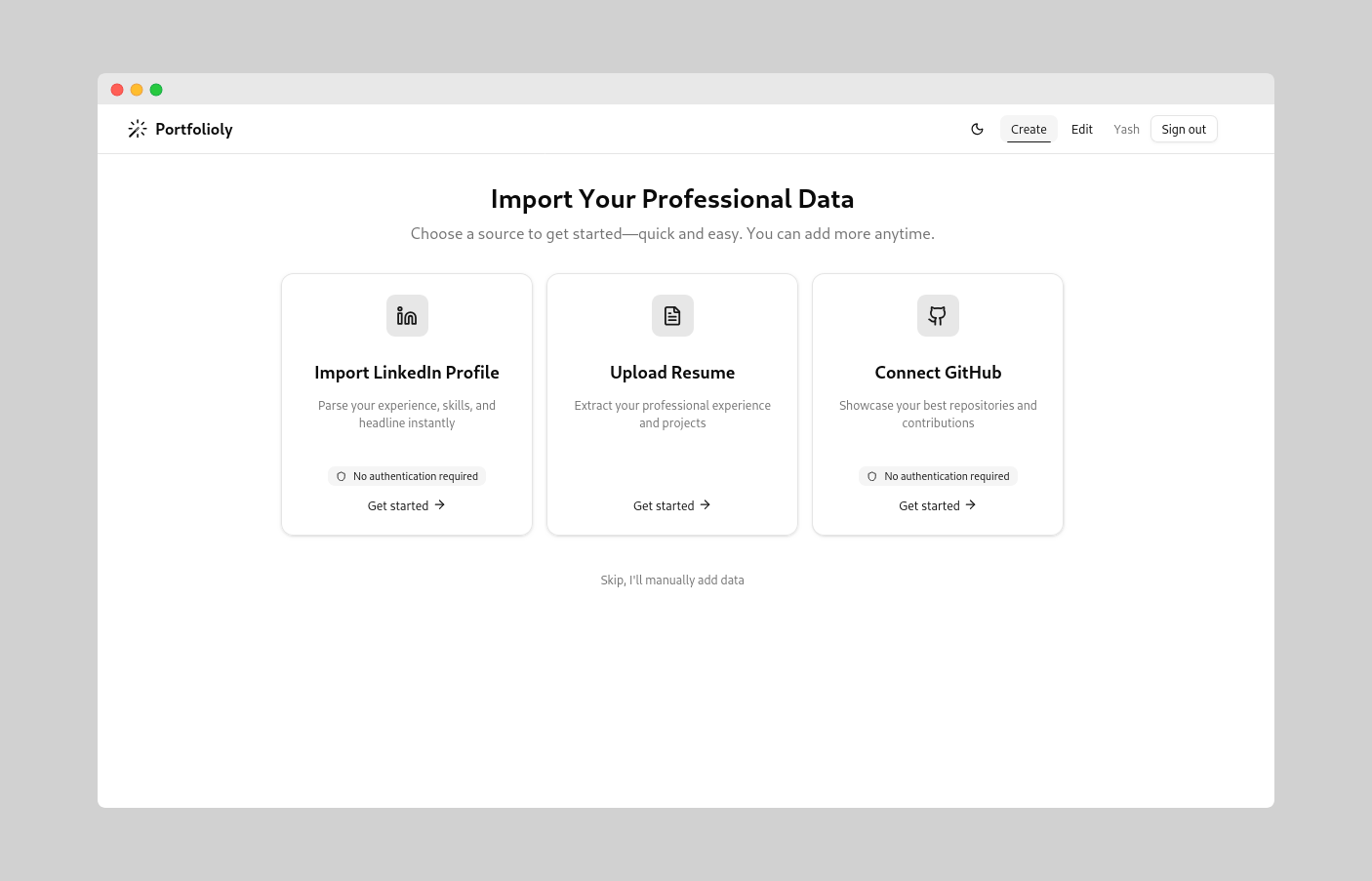 Portfolioly screenshot 6