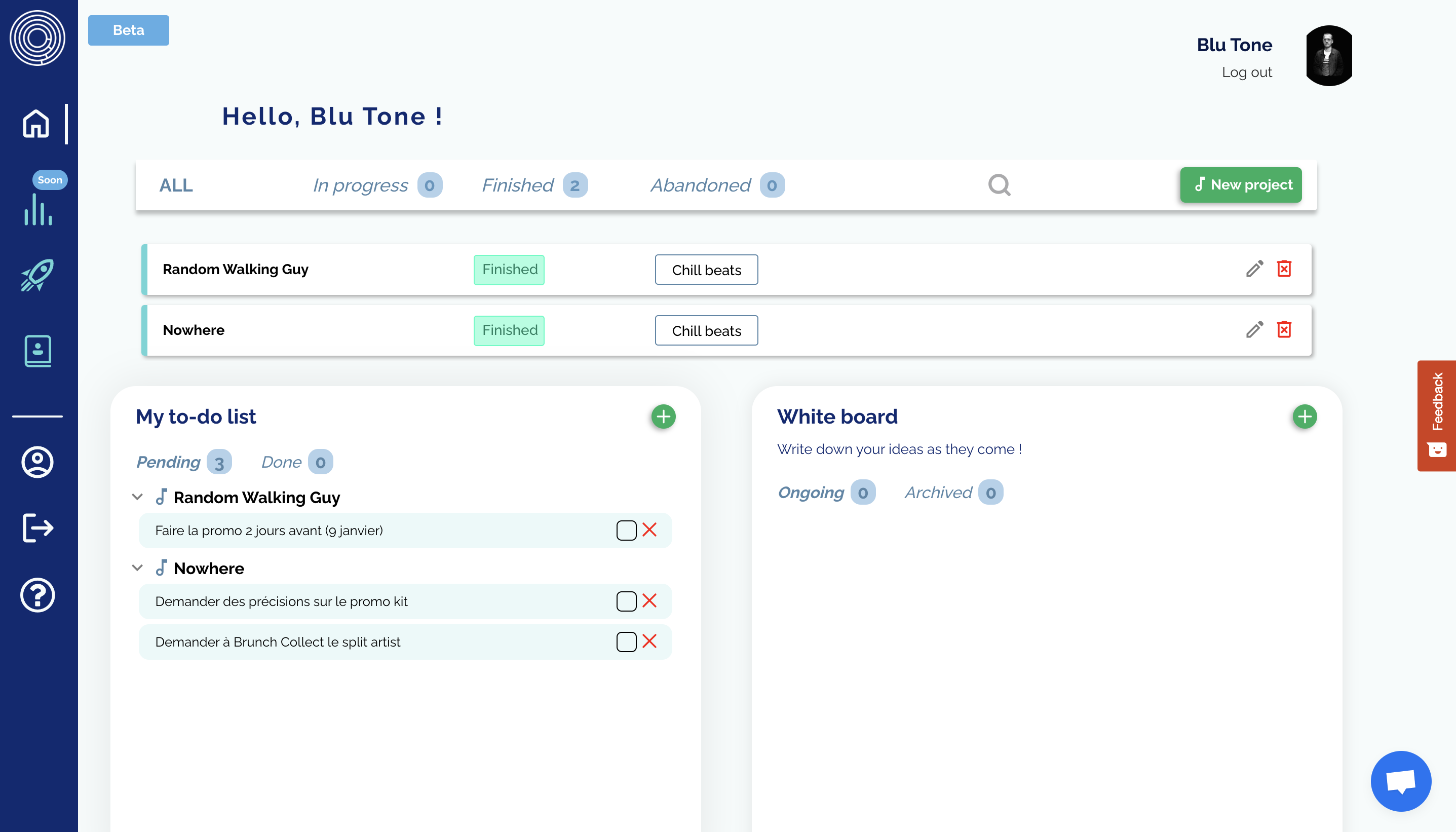 Trackr |Betaversion - Das All-in-One Music-Management-Tool für Produzenten Medien 1