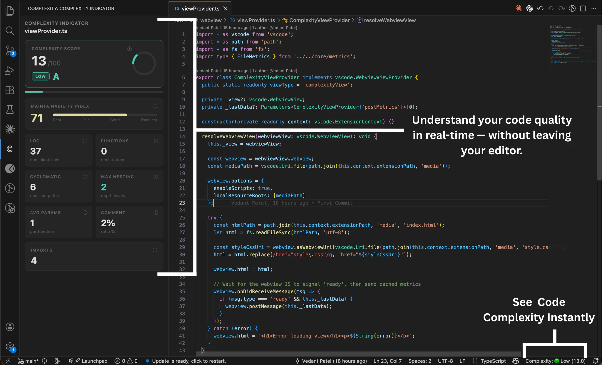 Complexity Indicator