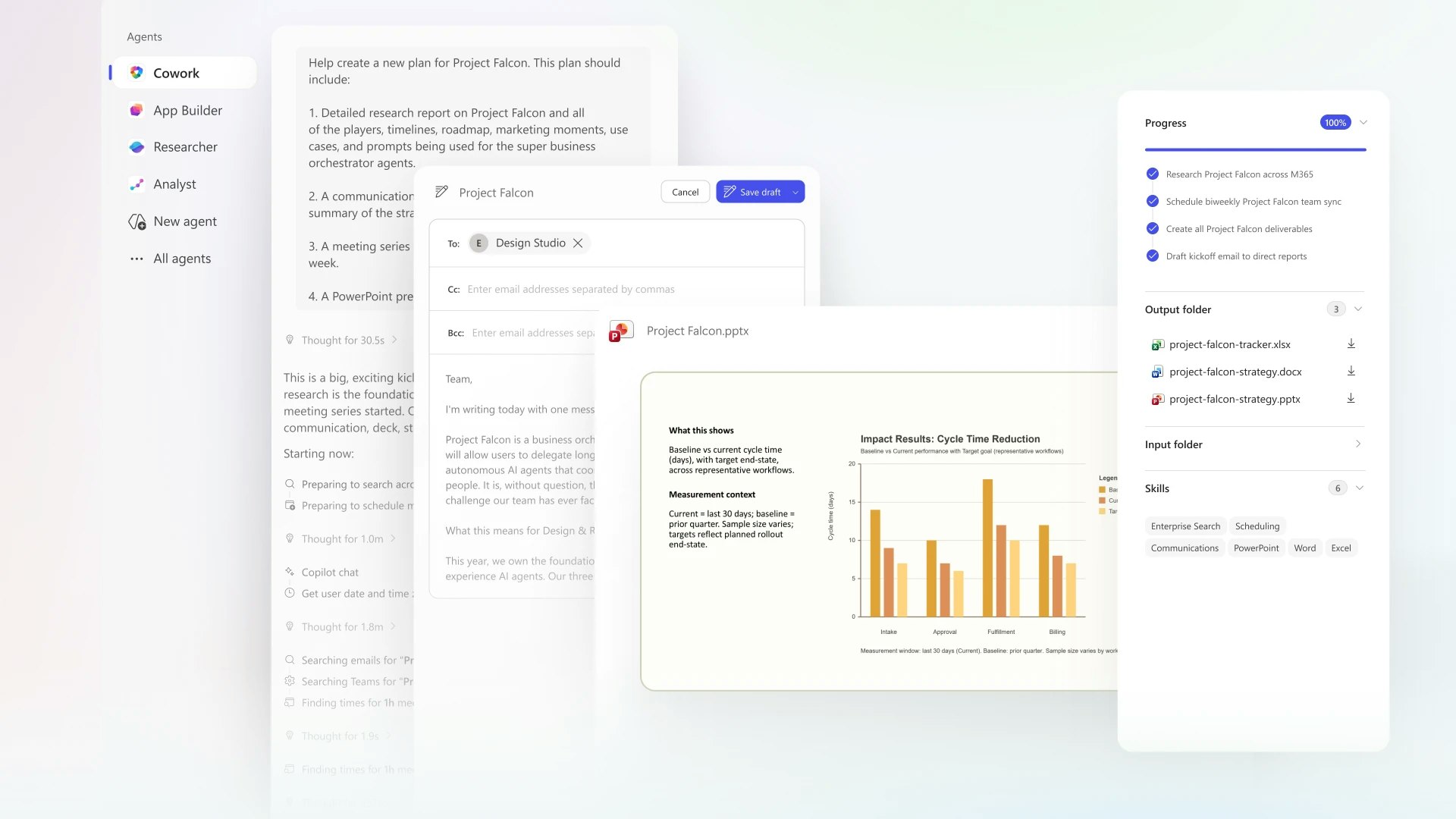Microsoft Copilot Cowork - Screenshot 4 showing product features and functionality