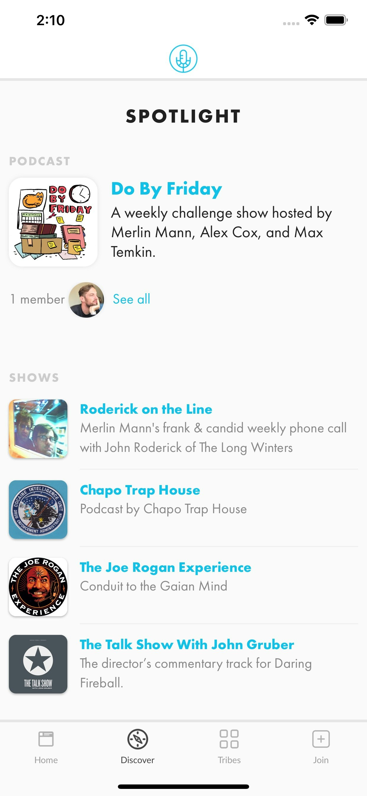 Podtribe gallery image