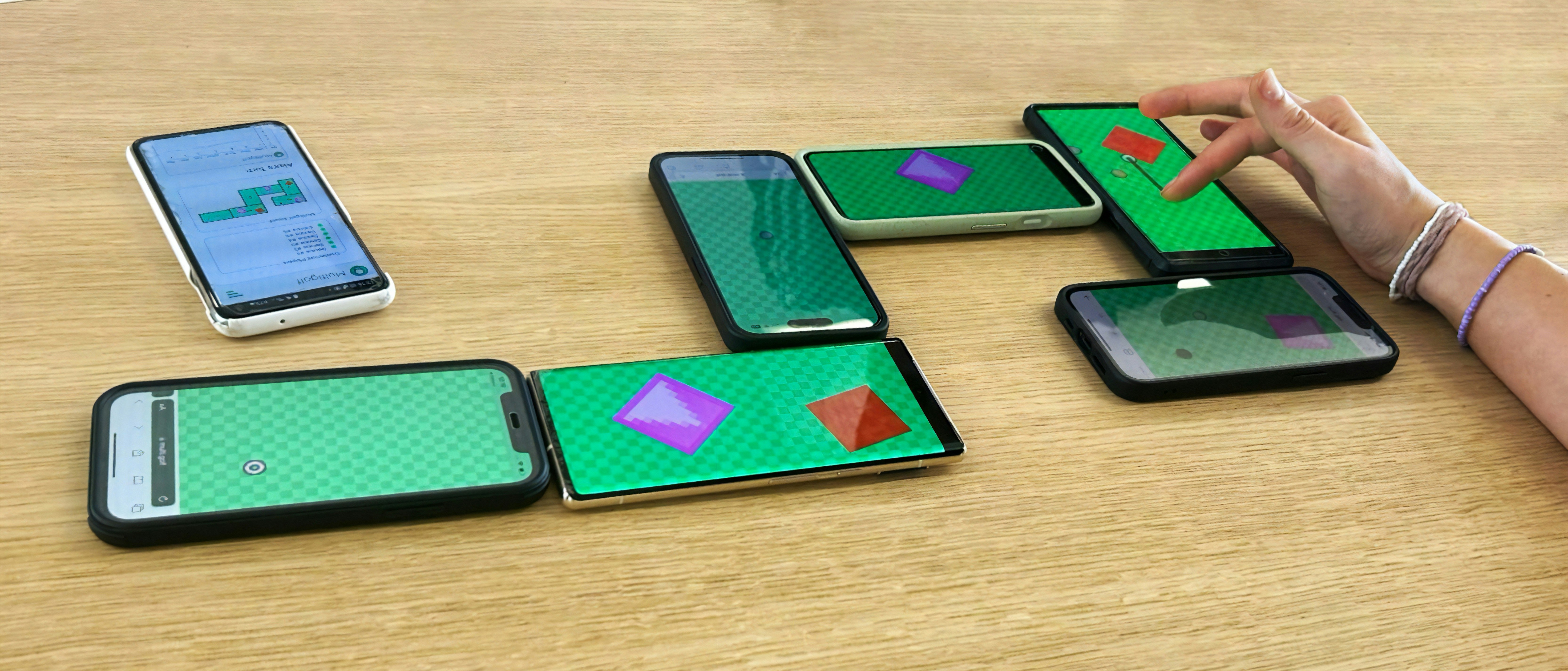 Media Multigolf - permainan minigolf yang menggunakan pelbagai skrin telefon sebagai kursus 2