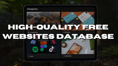 High-quality free websites database gallery image