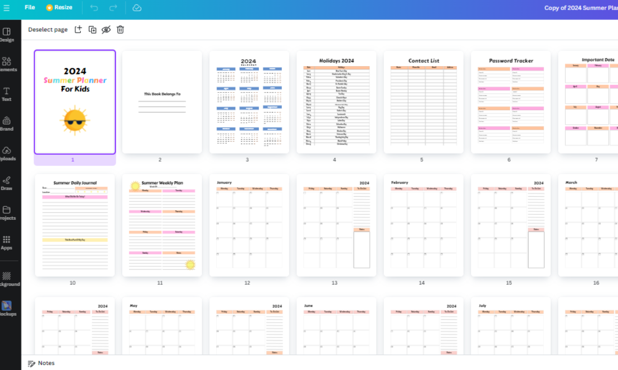  Ultimate CANVA TEMPLETES 2024 Planner  media 3