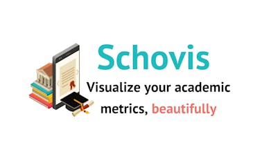 A line graph showing increasing citations, representing comprehensive citation graphs with Schovis.