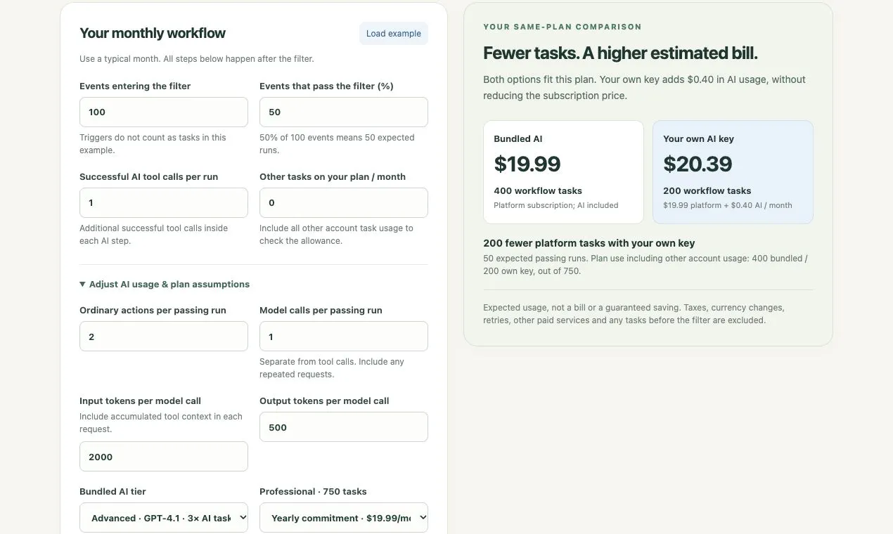 AI Workflow Cost Check gallery image