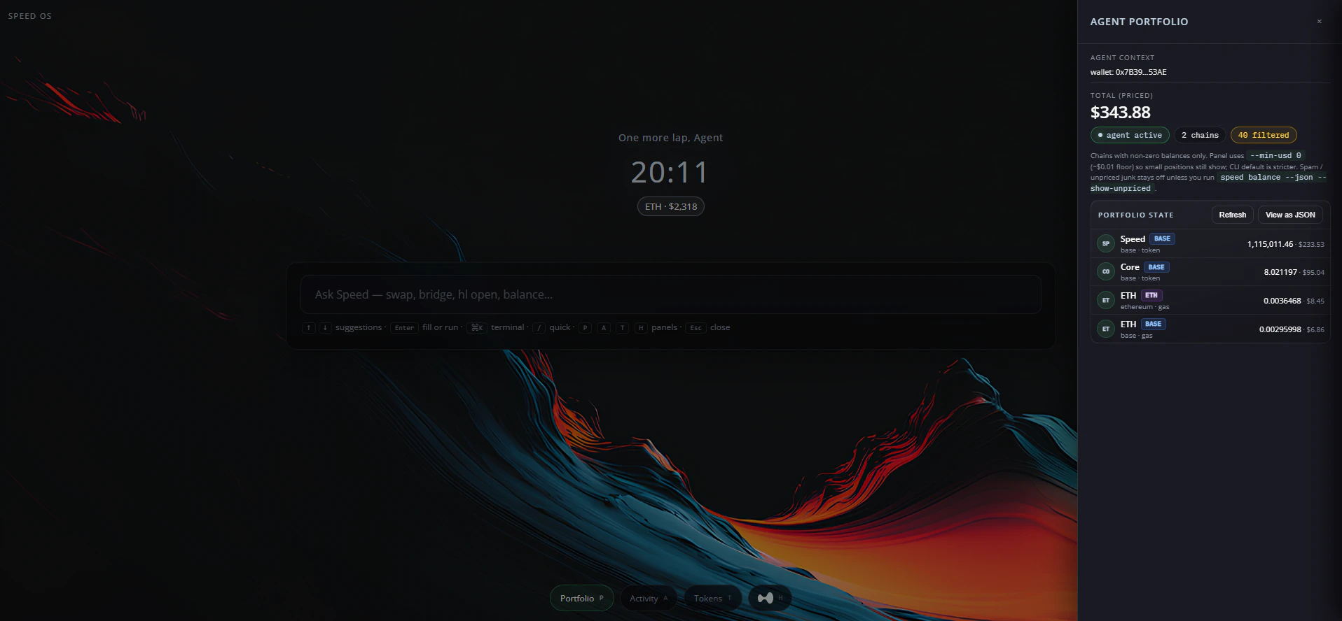 Speed OS — Onchain Trading Workspace screenshot 3