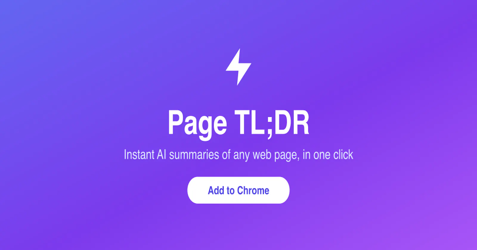 Page TL;DR screenshot 1