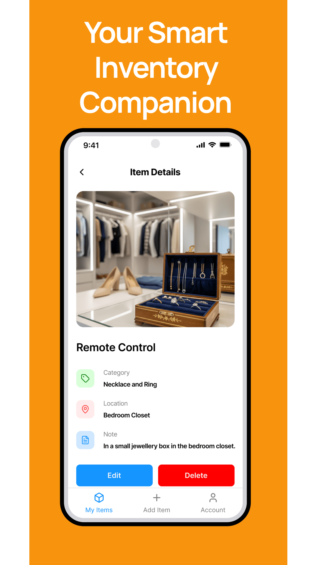 iFoundIt: Smart Home Inventory - Screenshot 3 showing product features and functionality