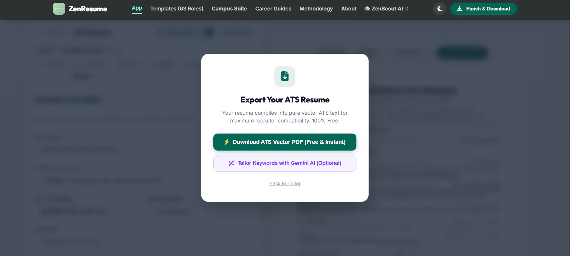 ZenResume gallery image