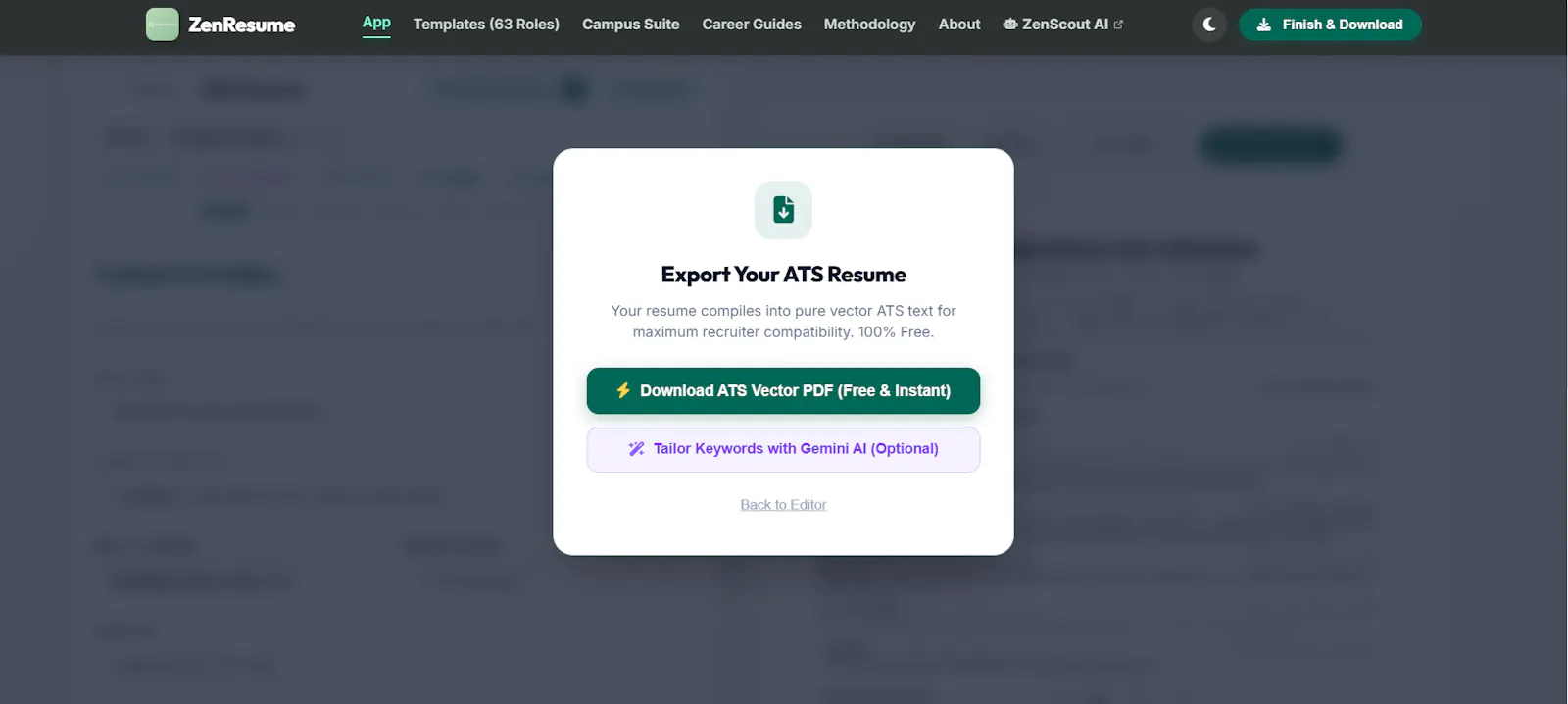 ZenResume screenshot 5