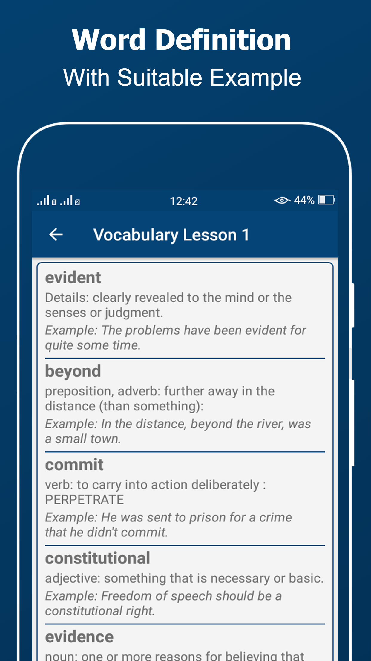 English Vocabulary gallery image