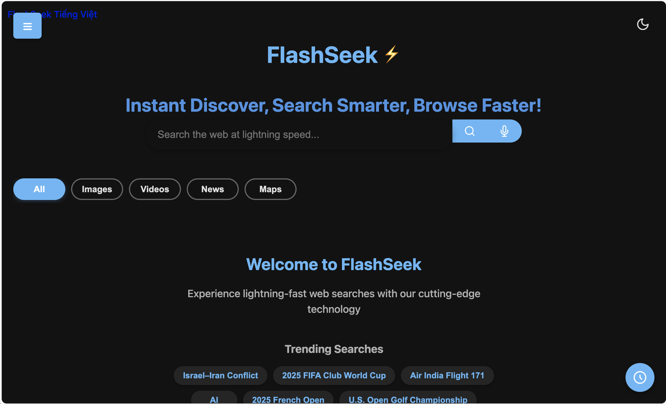 Mídia 3 de Flashseek - A ferramenta de pesquisa na web mais precisa e rápida